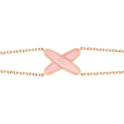 Mystic JEUX BRACELET PINK MOP PINK GOLD 1 DIAMOND