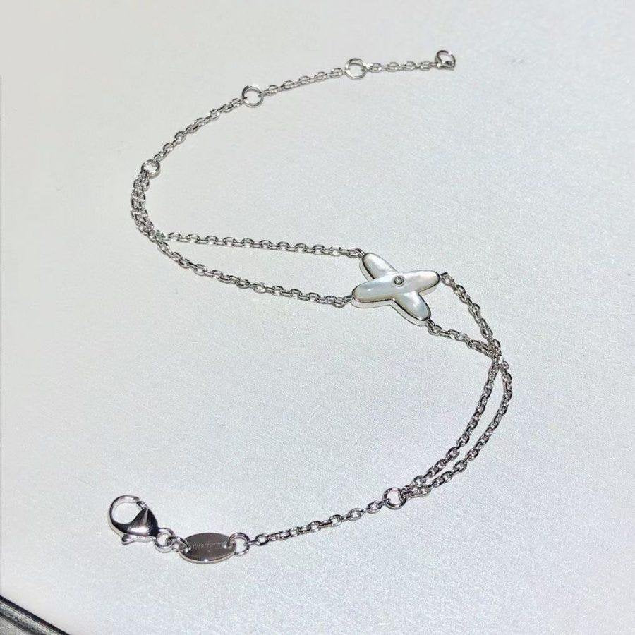 Mystic JEUX BRACELET WHITE MOP SILVER 1 DIAMOND
