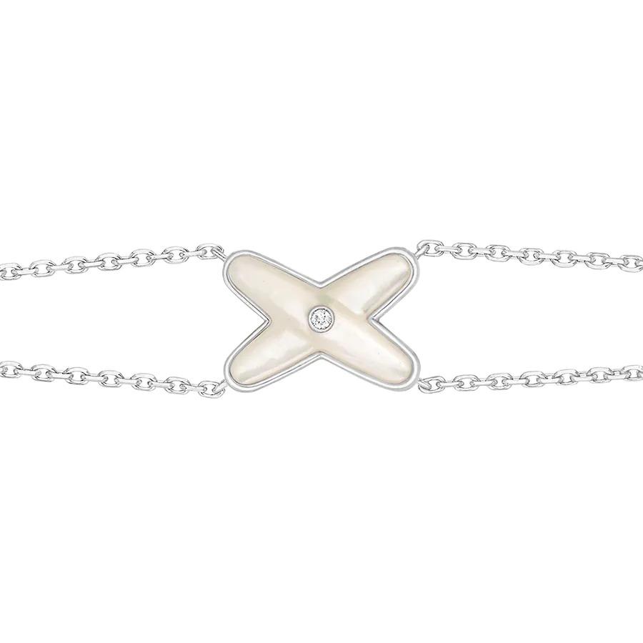 Mystic JEUX BRACELET WHITE MOP SILVER 1 DIAMOND