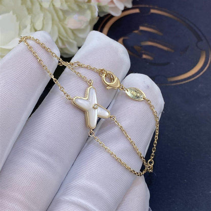Mystic JEUX BRACELET WHITE MOP GOLD 1 DIAMOND
