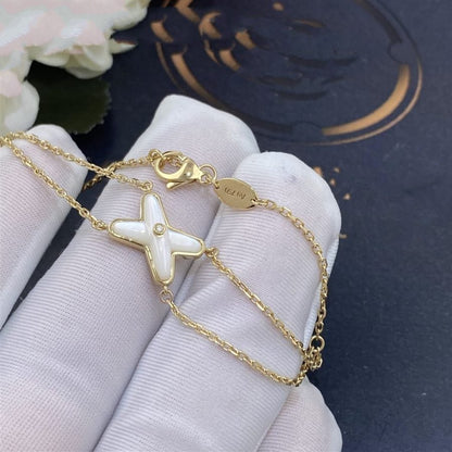 Mystic JEUX BRACELET WHITE MOP GOLD 1 DIAMOND