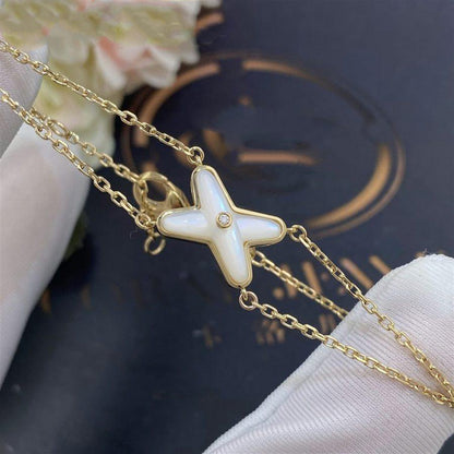 Mystic JEUX BRACELET WHITE MOP GOLD 1 DIAMOND