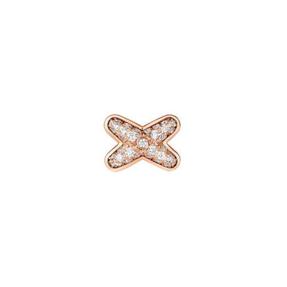 Mystic JEUX DE PINK GOLD DIAMOND EARRINGS