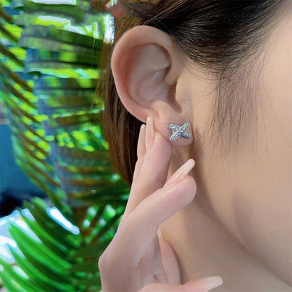 Mystic JEUX DE SILVER DIAMOND EARRINGS