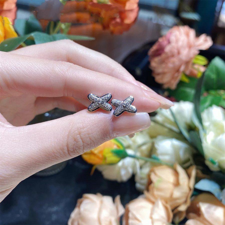 Mystic JEUX DE SILVER DIAMOND EARRINGS