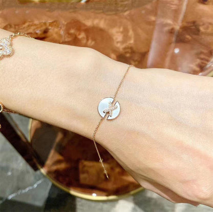 Mystic JEUX DE BRACELET MOP PINK GOLD DIAMONDS