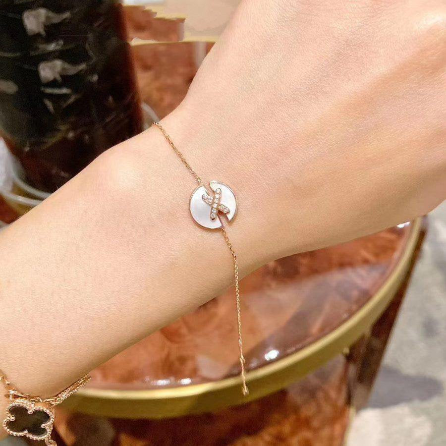 Mystic JEUX DE BRACELET MOP PINK GOLD DIAMONDS