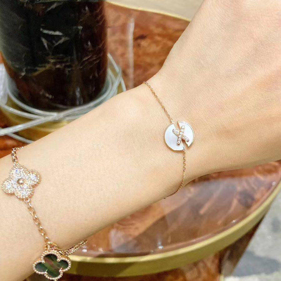 Mystic JEUX DE BRACELET MOP PINK GOLD DIAMONDS