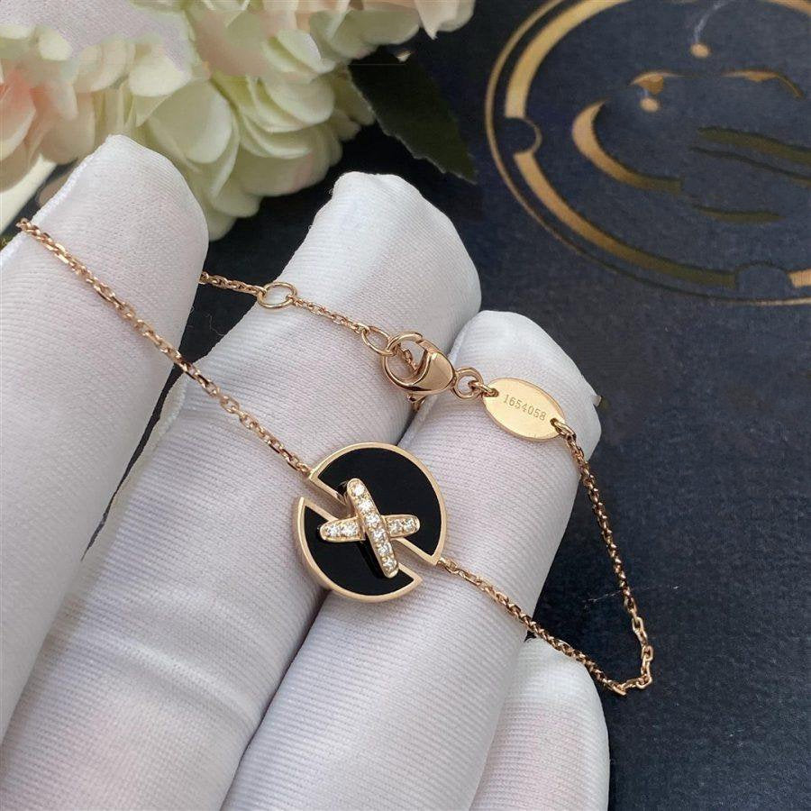 Mystic JEUX DE BRACELET ONYX PINK GOLD DIAMOND