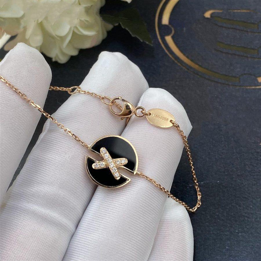 Mystic JEUX DE BRACELET ONYX PINK GOLD DIAMOND