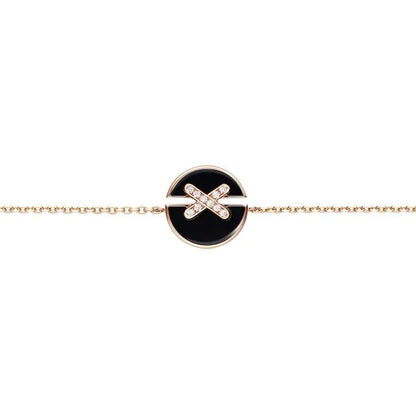 Mystic JEUX DE BRACELET ONYX PINK GOLD DIAMOND