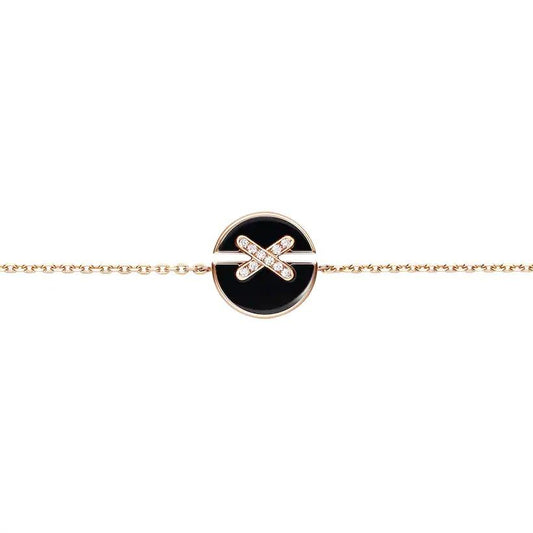 Mystic JEUX DE BRACELET ONYX PINK GOLD DIAMOND