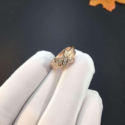 Mystic JEUX DE PINK GOLD DIAMOND RING