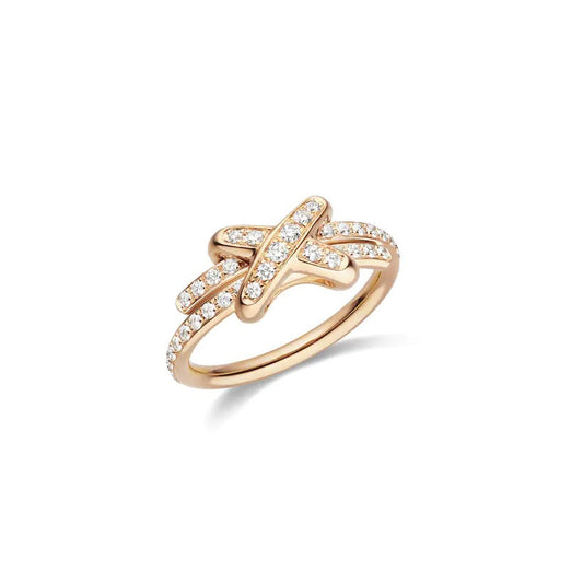 Mystic JEUX DE RING PINK GOLD DIAMOND