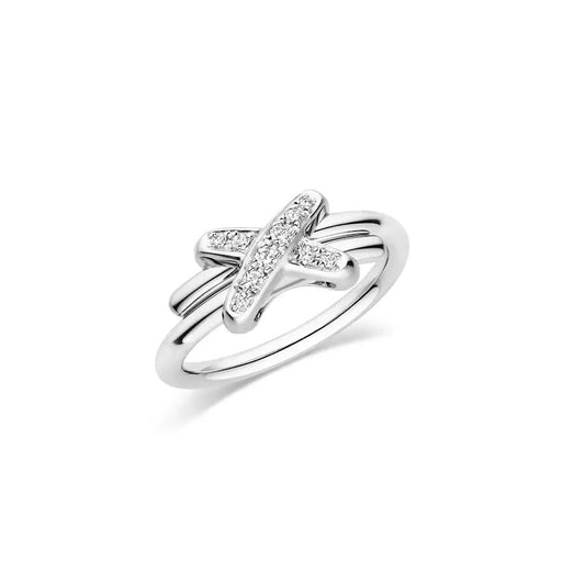 Mystic JEUX DE SILVER DIAMOND RING