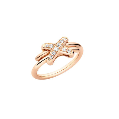 Mystic JEUX DE PINK GOLD DIAMOND RING
