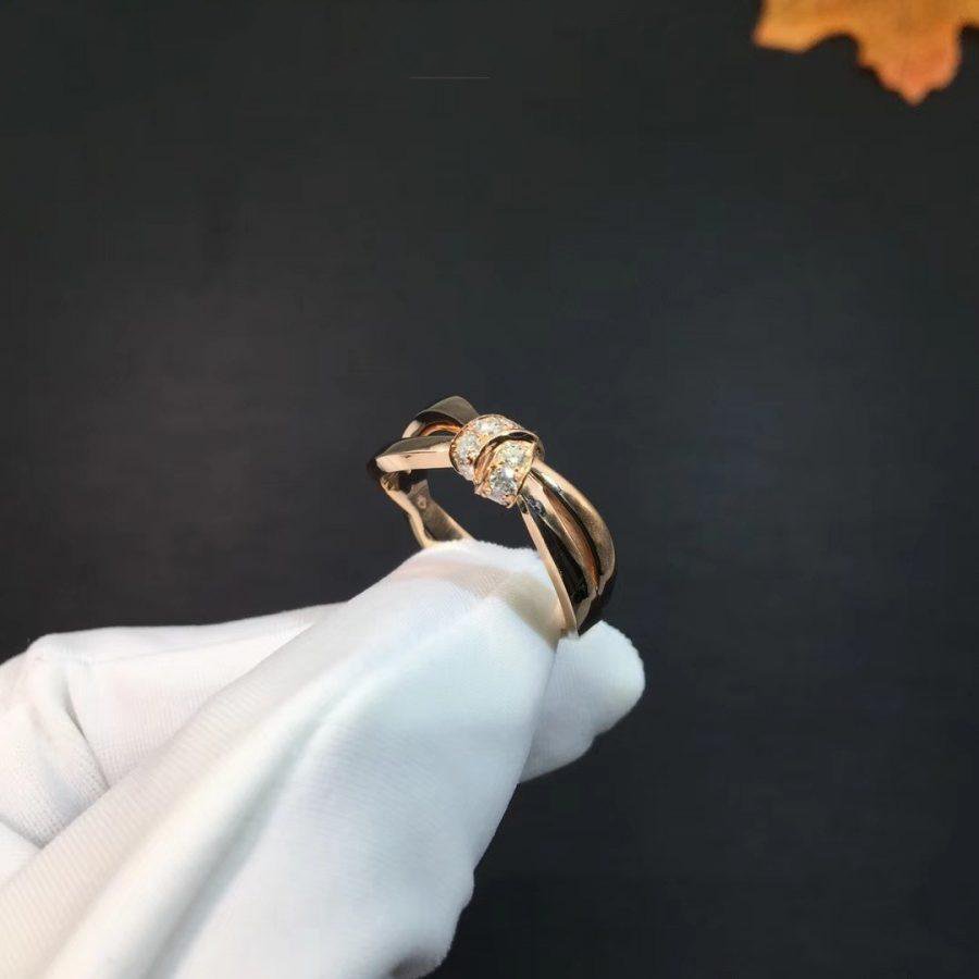 Mystic LIENS RING PINK GOLD DIAMOND