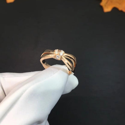 Mystic LIENS RING PINK GOLD DIAMOND
