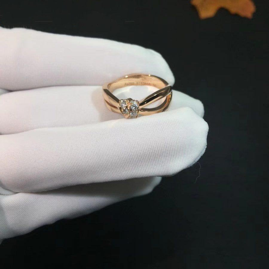 Mystic LIENS RING PINK GOLD DIAMOND