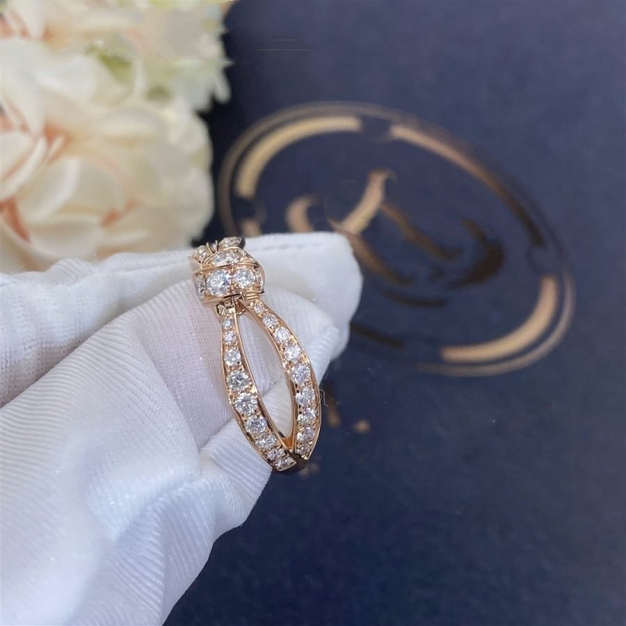 Mystic LIENS PINK GOLD DIAMOND RING