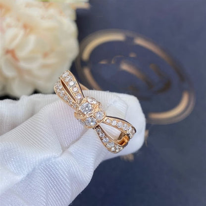 Mystic LIENS PINK GOLD DIAMOND RING