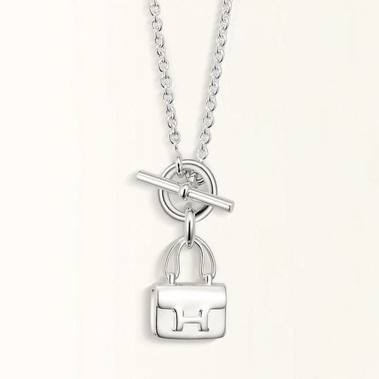 Mystic POP H PEDANT SILVER NECKLACE