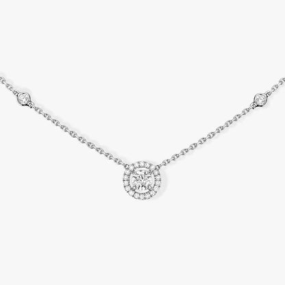 [Mystic]Diamond Necklace 0,20ct Brilliant Shape Joy