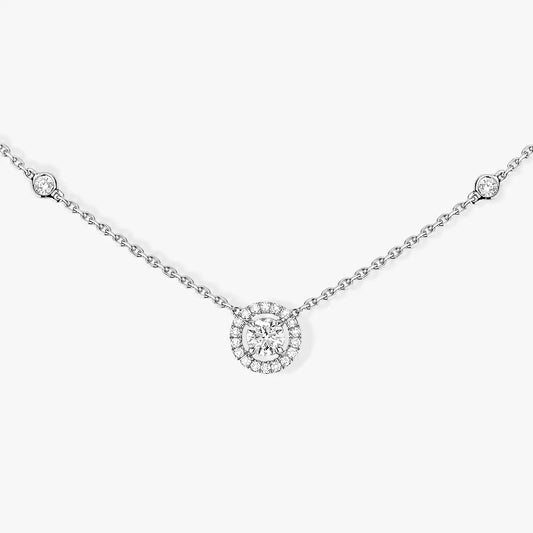 [Mystic]Diamond Necklace 0,20ct Brilliant Shape Joy