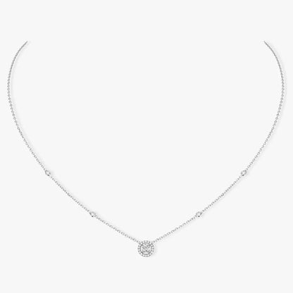 [Mystic]Diamond Necklace 0,20ct Brilliant Shape Joy