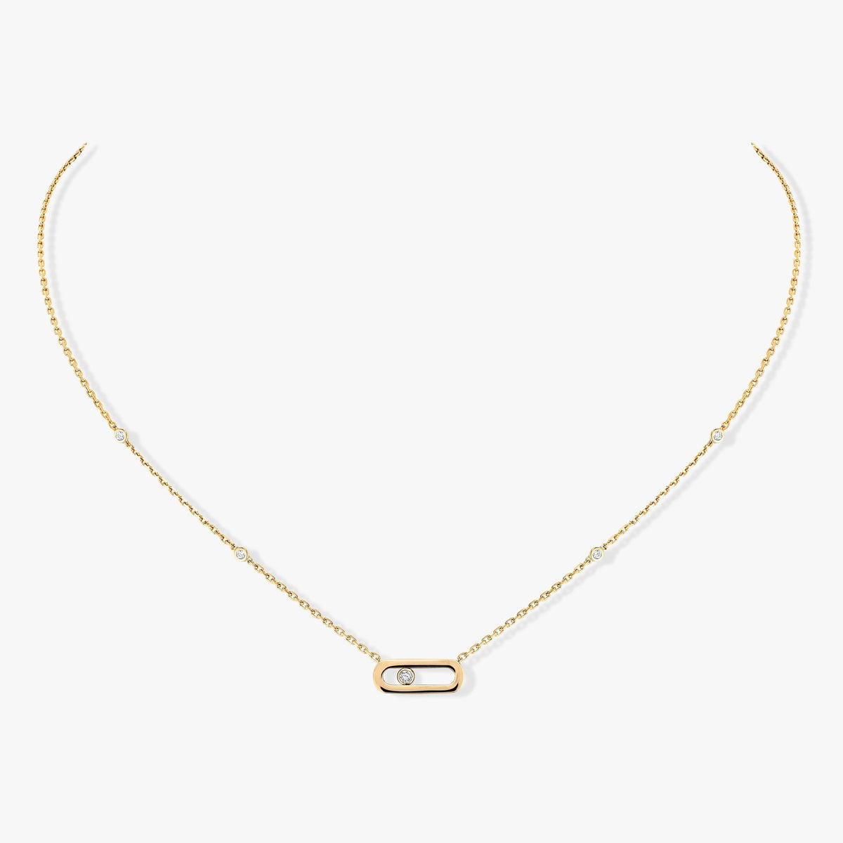 [Mystic]MOVE UNO DIAMOND NECKLACE