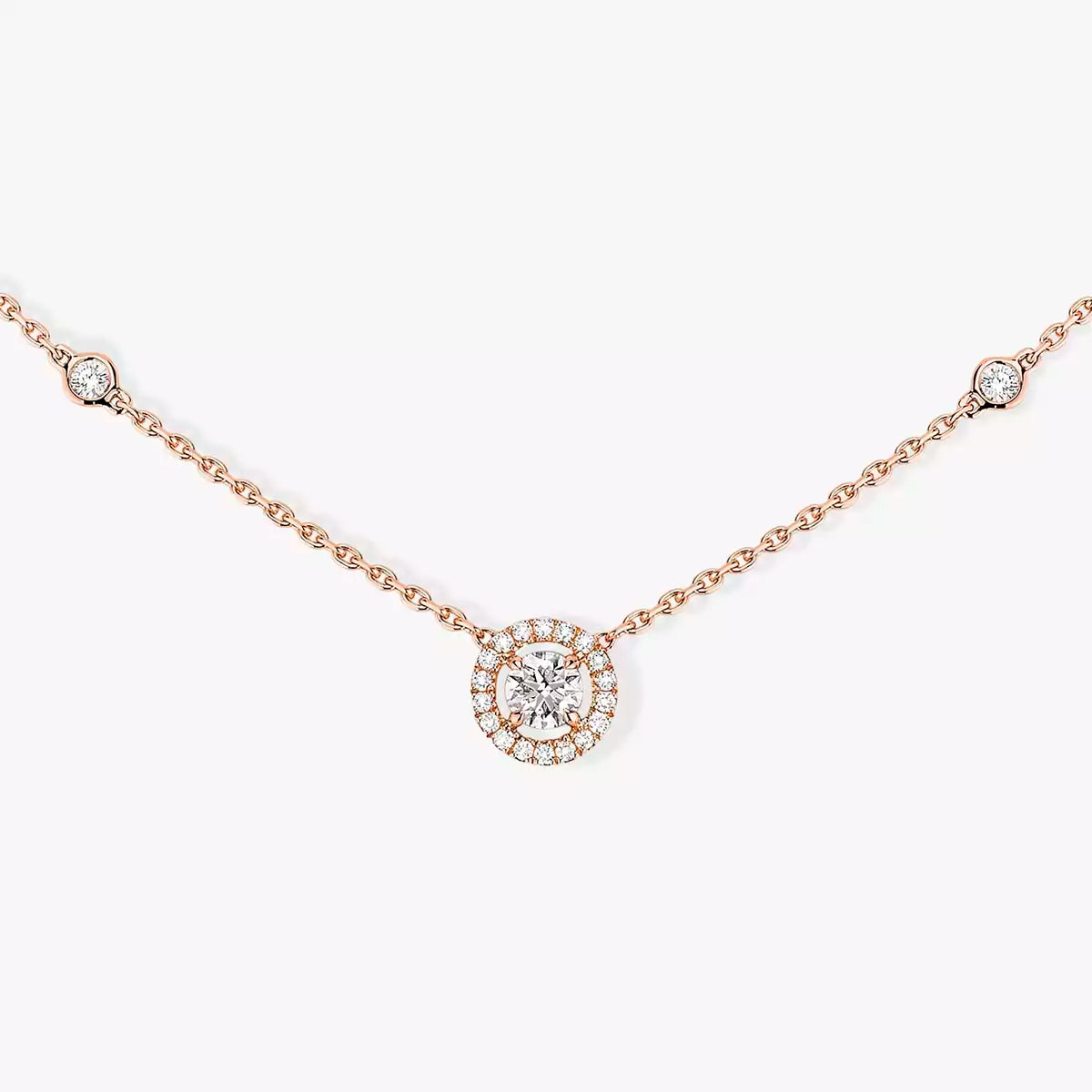 [Mystic]Diamond Necklace 0,20ct Brilliant Shape Joy