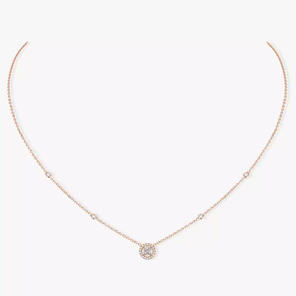 [Mystic]Diamond Necklace 0,20ct Brilliant Shape Joy