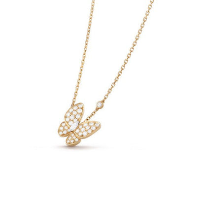 Mystic BUTTERFLY DIAMOND NECKLACE