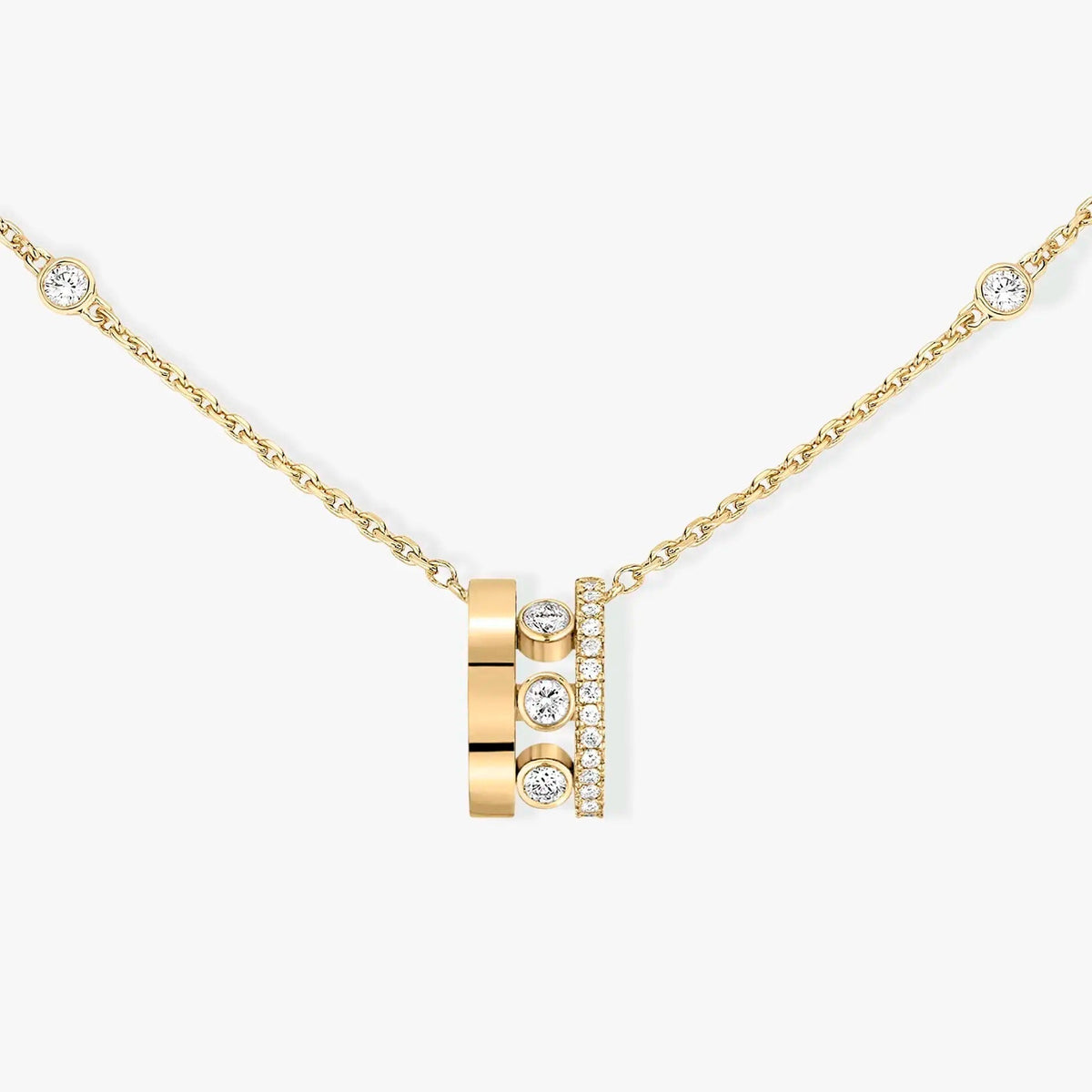 [Mystic]CHAIN MOVE ROMANE PEDAND NECKLACE