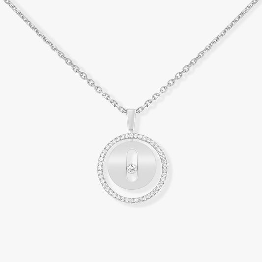 [Mystic]LUCKY MOVE PM NECKLACE SILVER DIAMOND