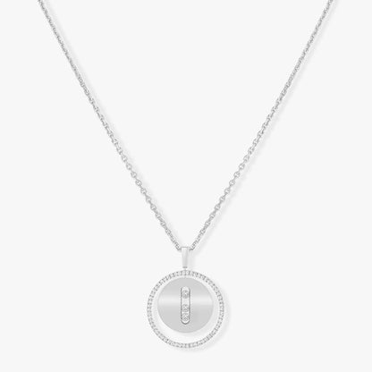 [Mystic]LUCKY MOVE MM SILVER DIAMOND NECKLACE