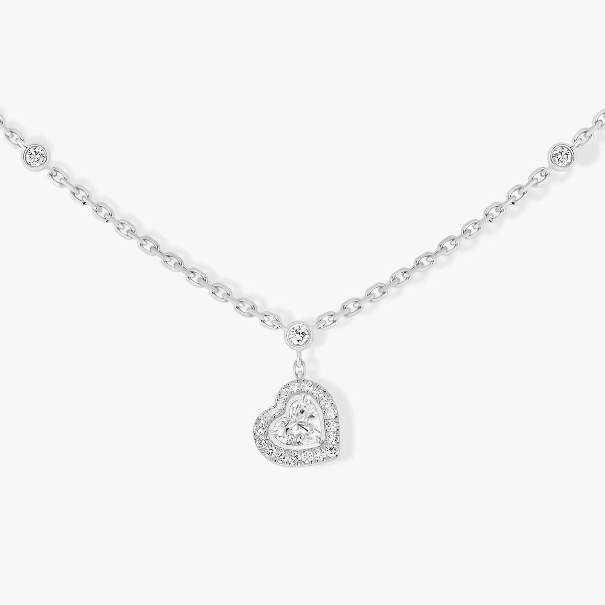 [Mystic]JOY HEART DIAMOND NECKLACE