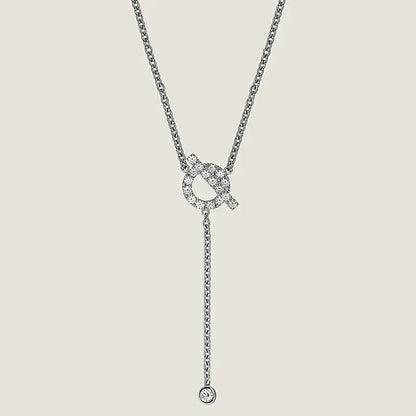 Mystic FINESSE SILVER DIAMOND NECKLACE