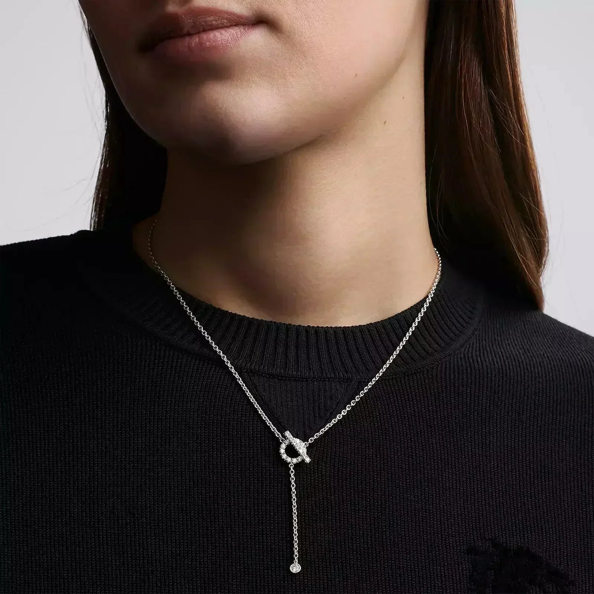 Mystic FINESSE SILVER DIAMOND NECKLACE