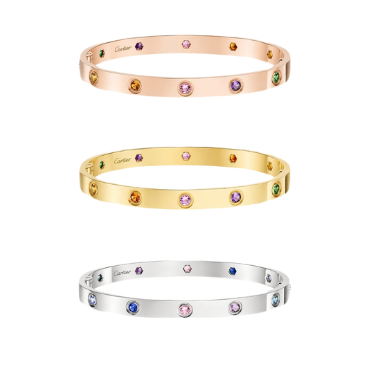 [Mystic ] 2026 RAINBOW LOVE BRACELET 6.1MM  10 DIAMONDS