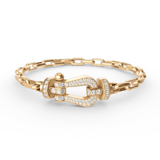 Mystic FORCE LARGE HORSESHOE CLASP  METAL BRACELET