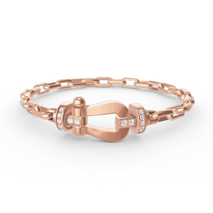 Mystic FORCE LARGE HORSESHOE CLASP  METAL BRACELET