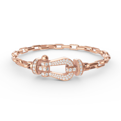 Mystic FORCE LARGE HORSESHOE CLASP  METAL BRACELET