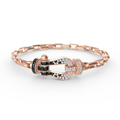Mystic FORCE LARGE HORSESHOE CLASP  METAL BRACELET