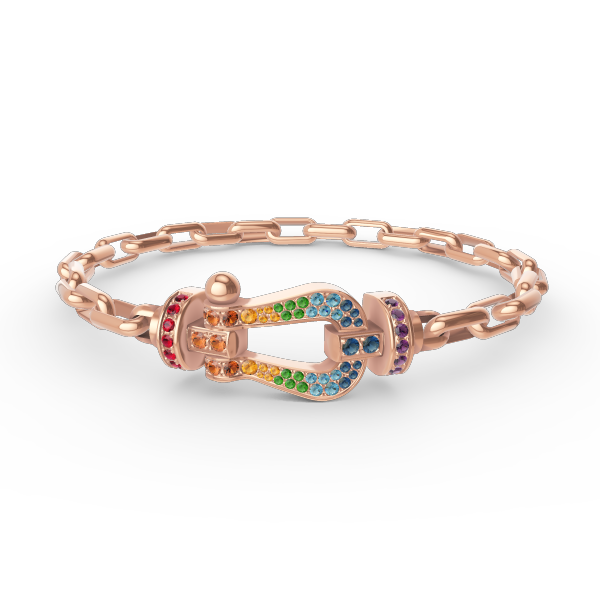 Mystic FORCE LARGE HORSESHOE CLASP  METAL BRACELET