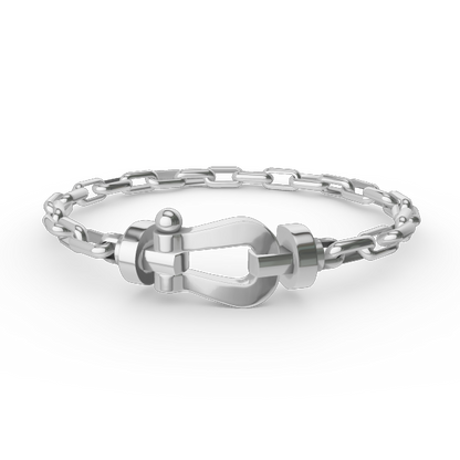 Mystic FORCE LARGE HORSESHOE CLASP  METAL BRACELET