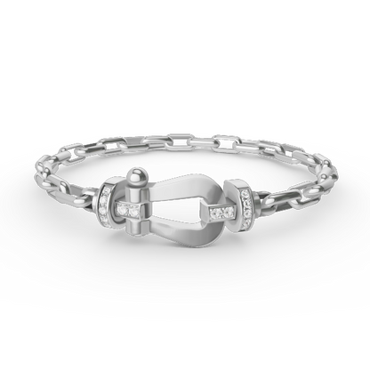 Mystic FORCE LARGE HORSESHOE CLASP  METAL BRACELET