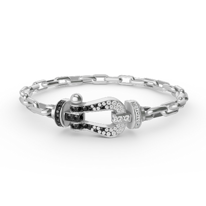 Mystic FORCE LARGE HORSESHOE CLASP  METAL BRACELET