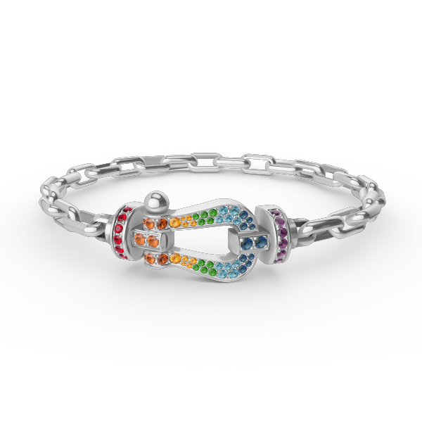 Mystic FORCE LARGE HORSESHOE CLASP  METAL BRACELET