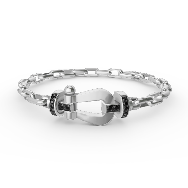 Mystic FORCE LARGE HORSESHOE CLASP  METAL BRACELET